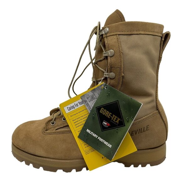 BELLEVILLE US 790G SZ.1O. WD Desert Tan Military Army Combat Goretex 6406571 New - Picture 5 of 12